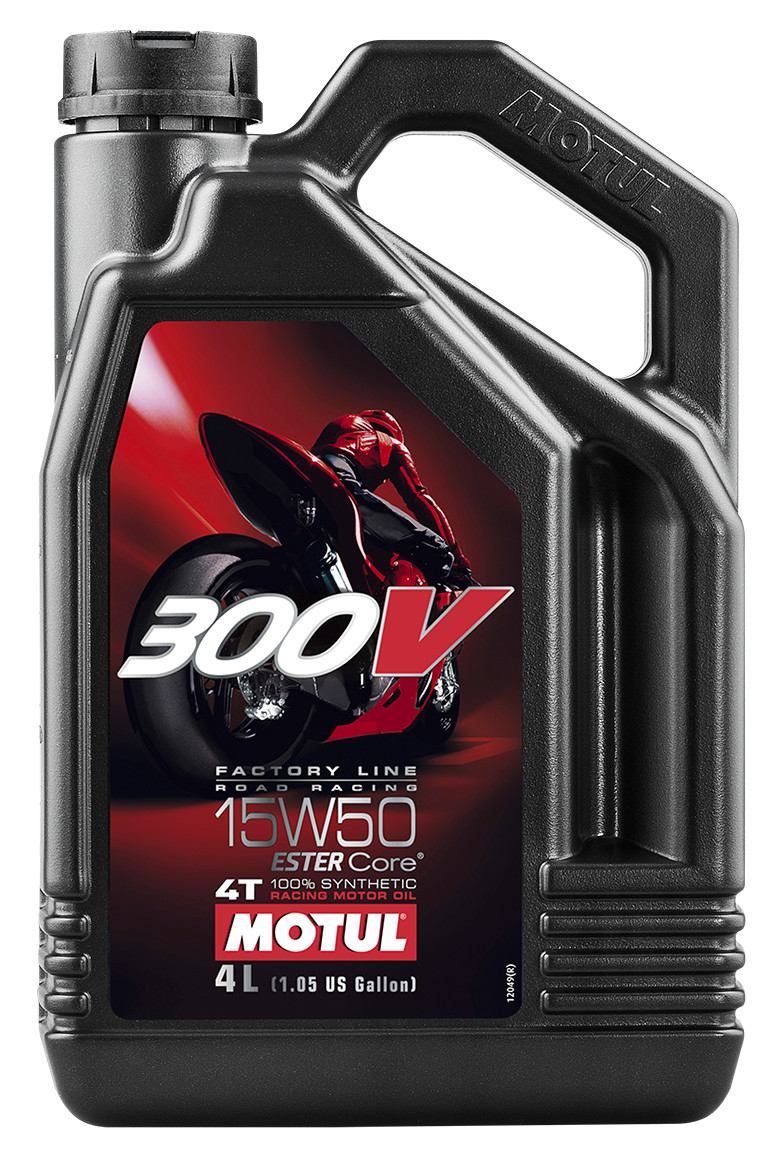 Motul 104129 300V Synthetic Road Racing Motorcycle Oil 4L (2 PACK)