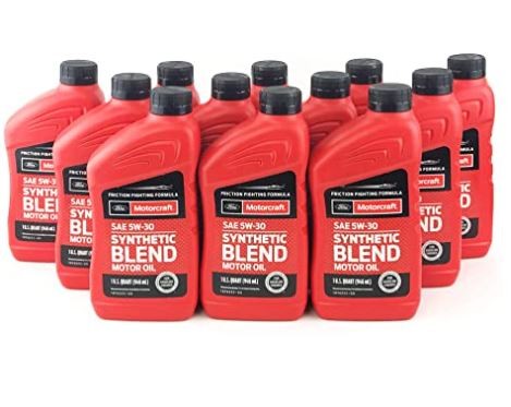 Motorcraft 5W-30 Synthetic Oil – XO-5W30-Q1SP- 12 QT CASE