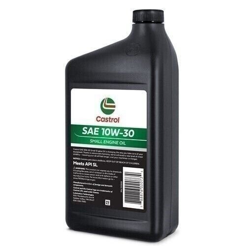 Castrol 215308 SAE 10W-30 Small Engine Oil For 4-Cycle Engines – Case of 12