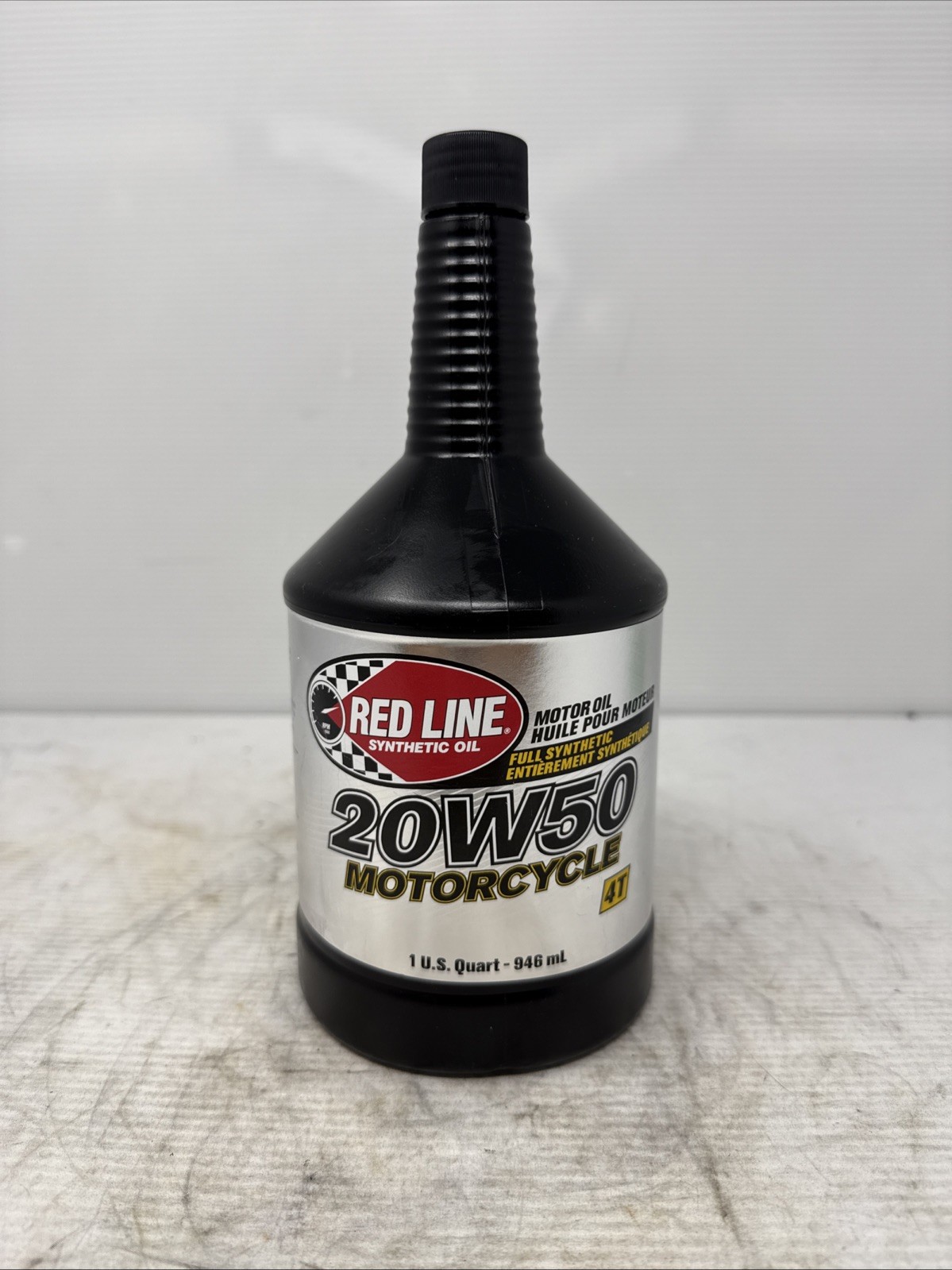 Red Line 1 Quart R0124 20W50 4T Motorcycle Motor Oil