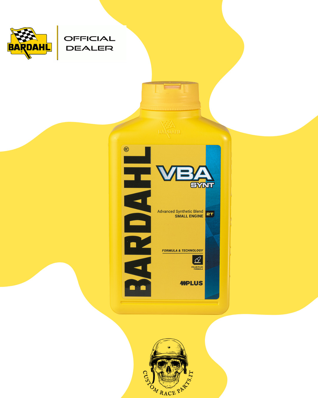 🇮🇹 3 LT OIL MIXTURE BARDAHL VBA SYNT FOR ENGINES 2T MOTORCYCLE SCOOTER 2 STROKE