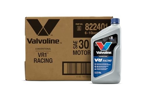 Valvoline VR1 Racing SAE 30 Motor Oil 1 QT, Case of 6