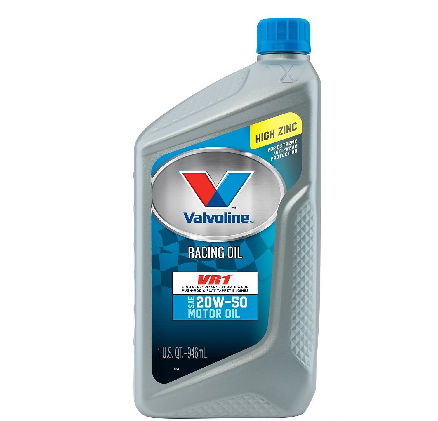 SALE- 10 PACK- VALVOLINE 822347 VR1 Racing Motor Oil; SAE 20W-50; Quart