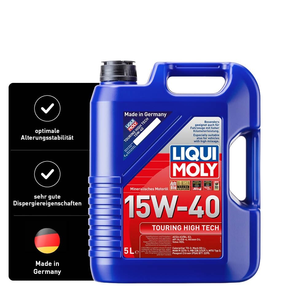 Touring High Tech 15W40 | 5L | Mineral Engine Oil | SKU 1096