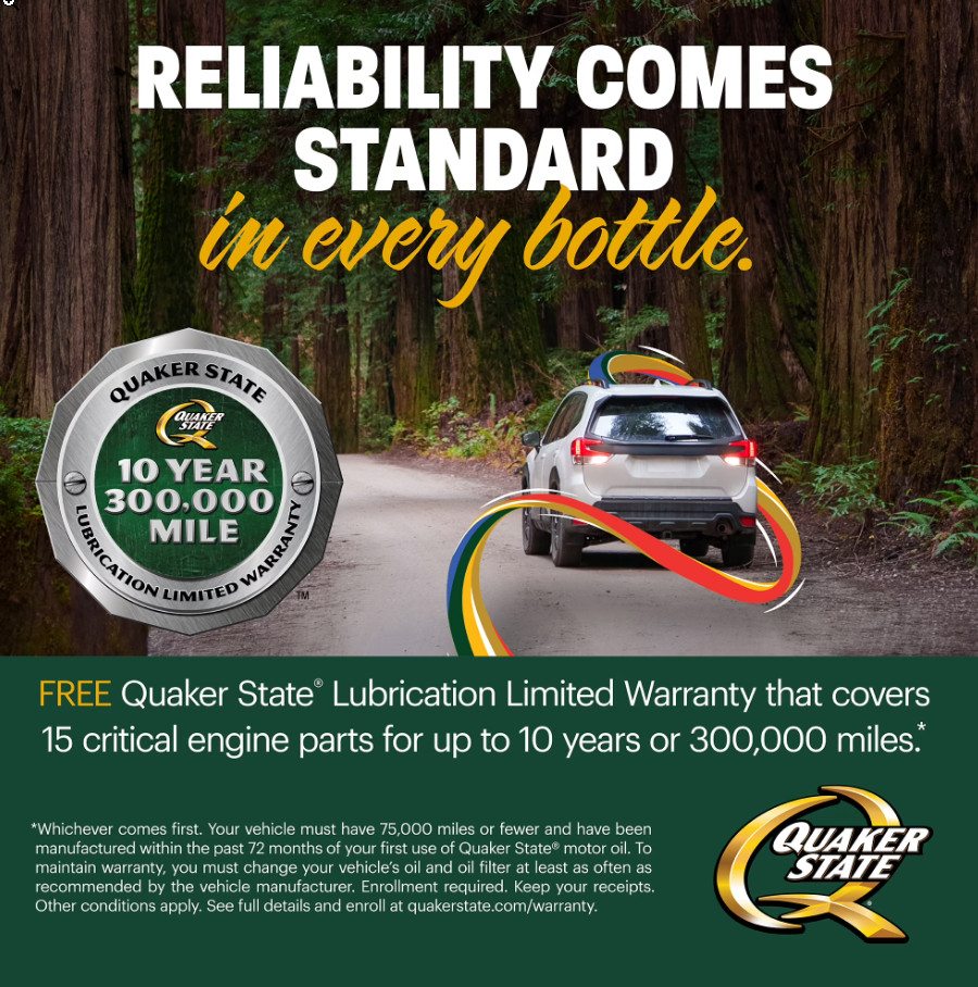 (5 pack) Quaker State All Mileage 10W-30 Motor Oil, 1 Quart