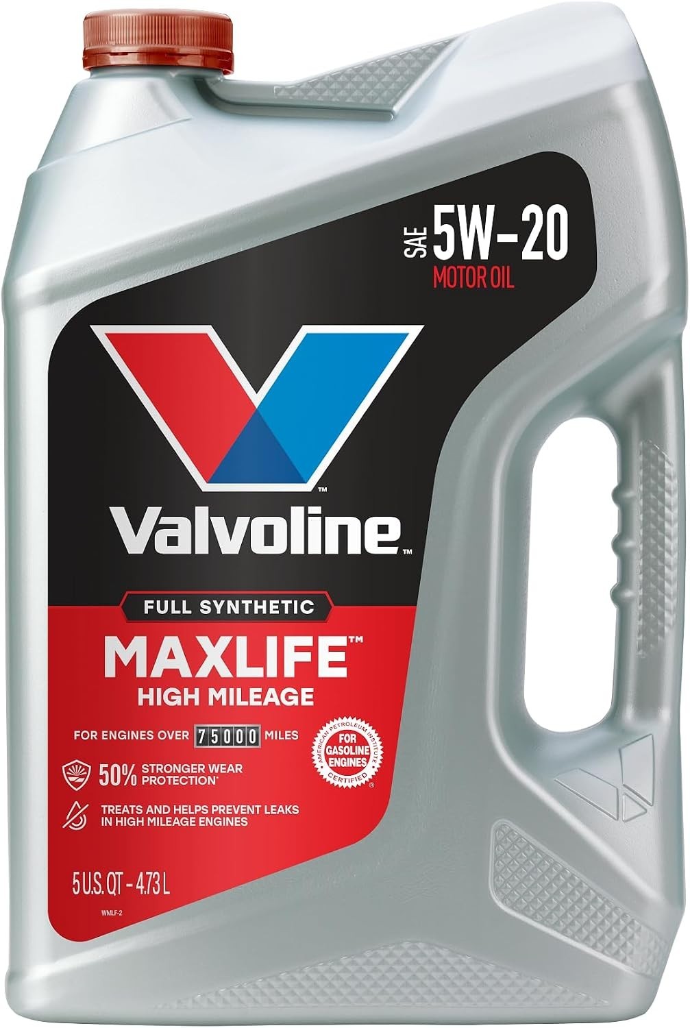 MaxLife Full Synthetic 5W-20 Motor Oil – 5 Quart Universal Fit for Cars & Trucks