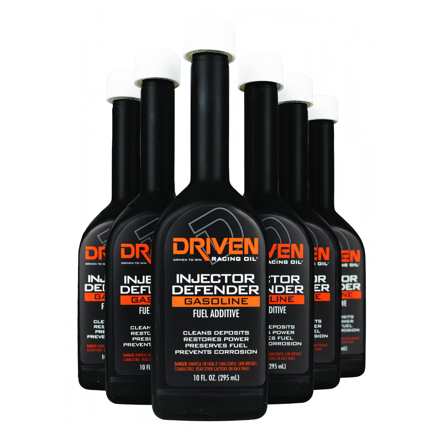 Driven Racing Oil – Fuel Additive – Injector Defender Gas 10oz Bottle 6pk 70048