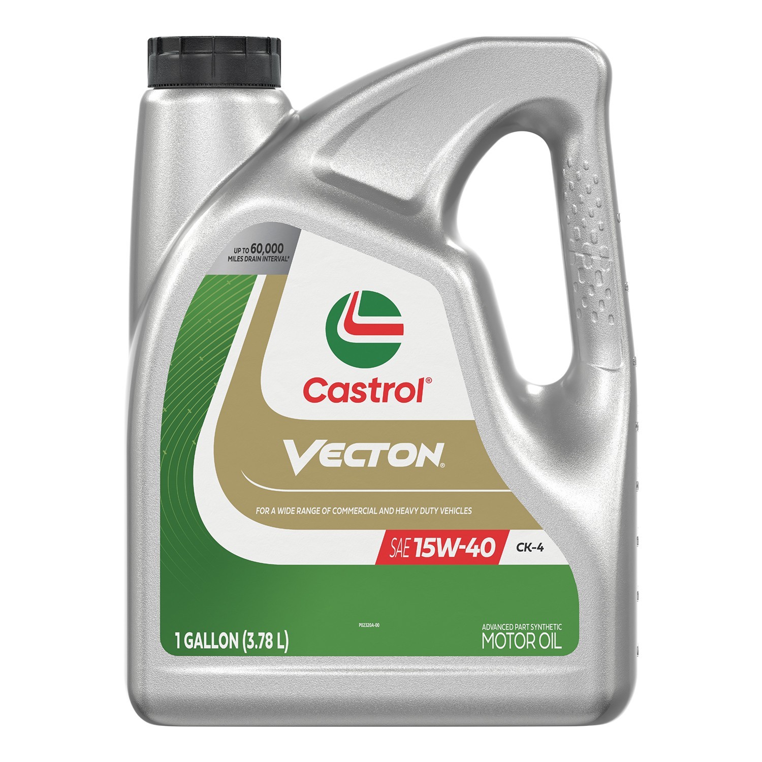Castrol Vecton 15W-40 CK-4 Synthetic Blend Motor Oil, Case of 3-1 Gallon Bottles