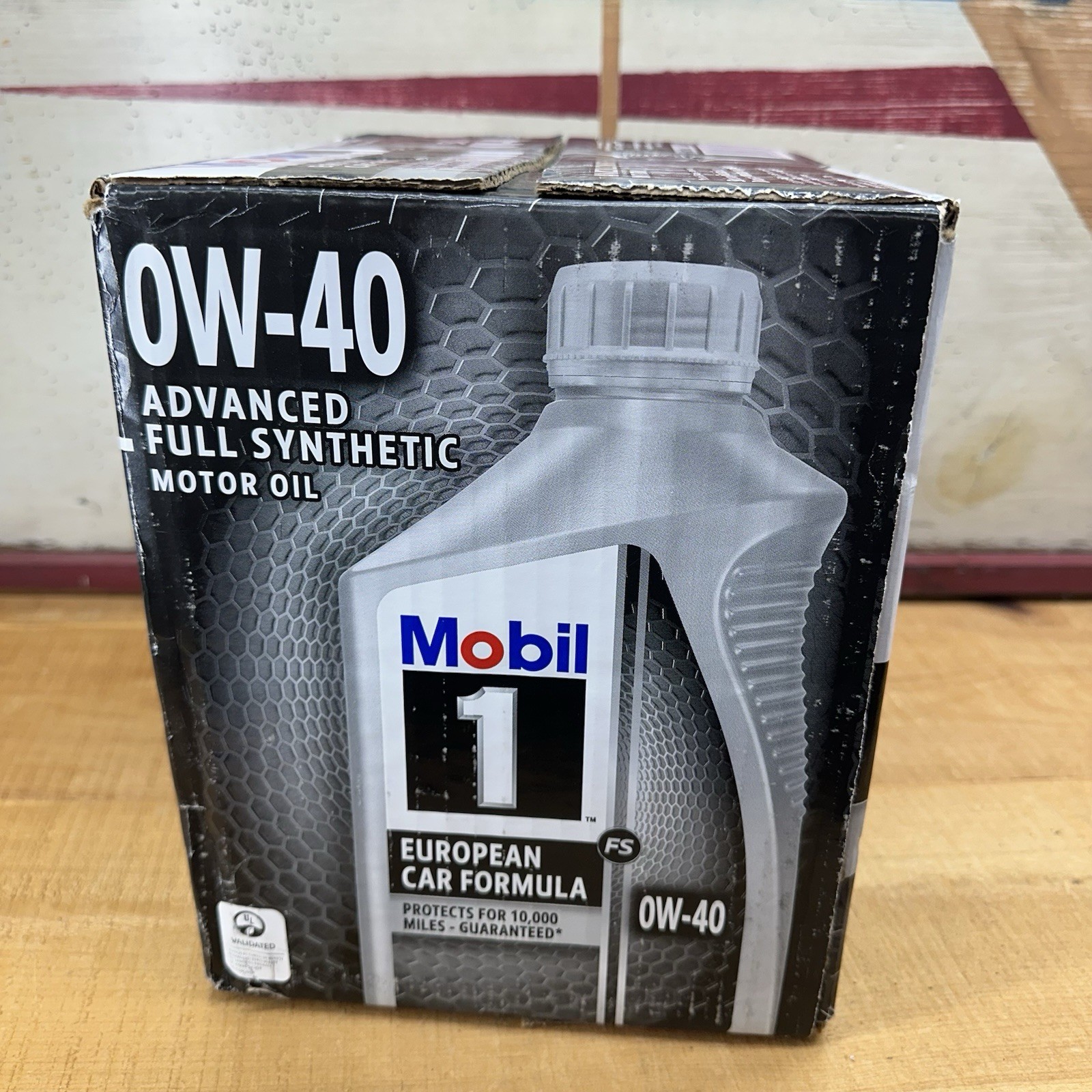 MOBIL 1 FS EURO 0W40 MOTOR OIL 6/1 QTS (PACK OF 6 + FREE SHIPPING)