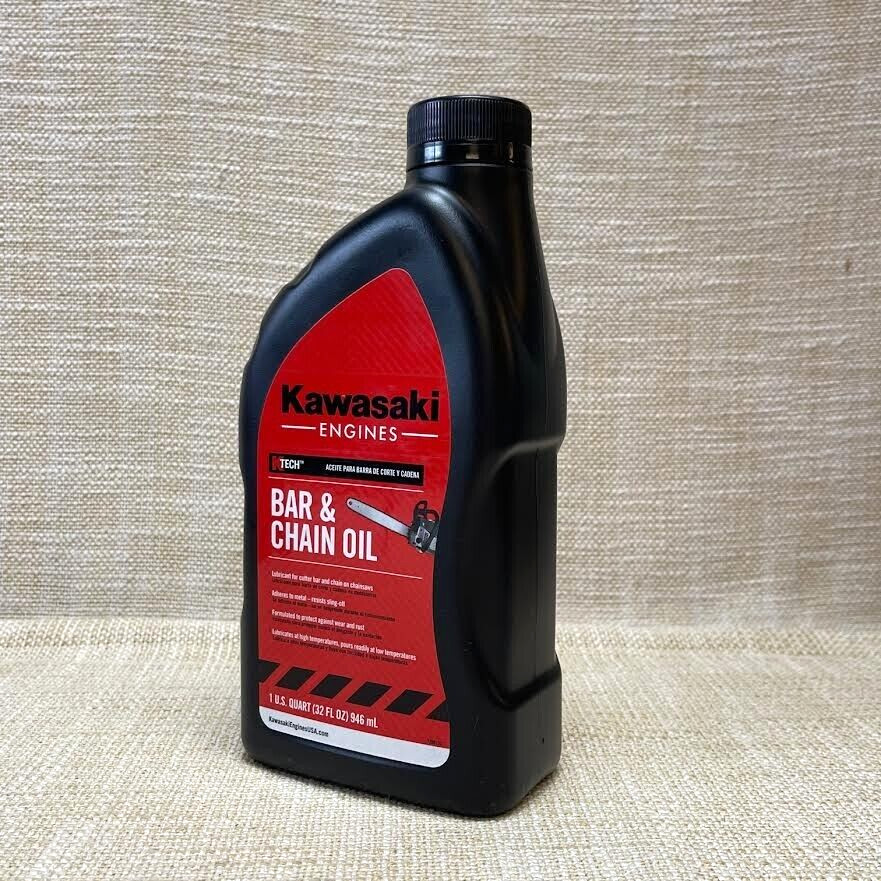 Kawasaki 99969-6505 Bar & Chain Oil 32oz Lubricant at high temperatures