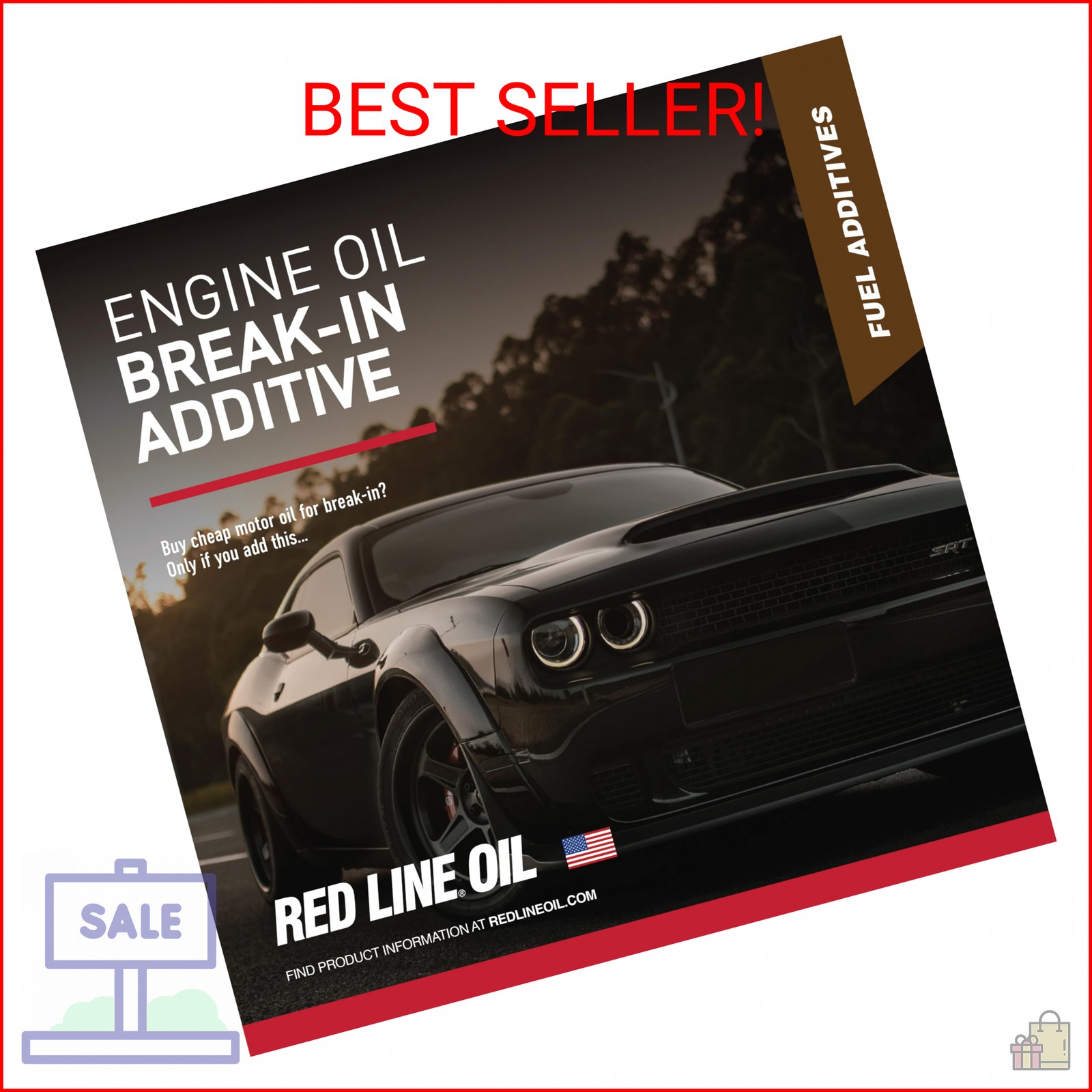 Red Line 81403 Engine Oil Break-In Additive – 16 Ounce