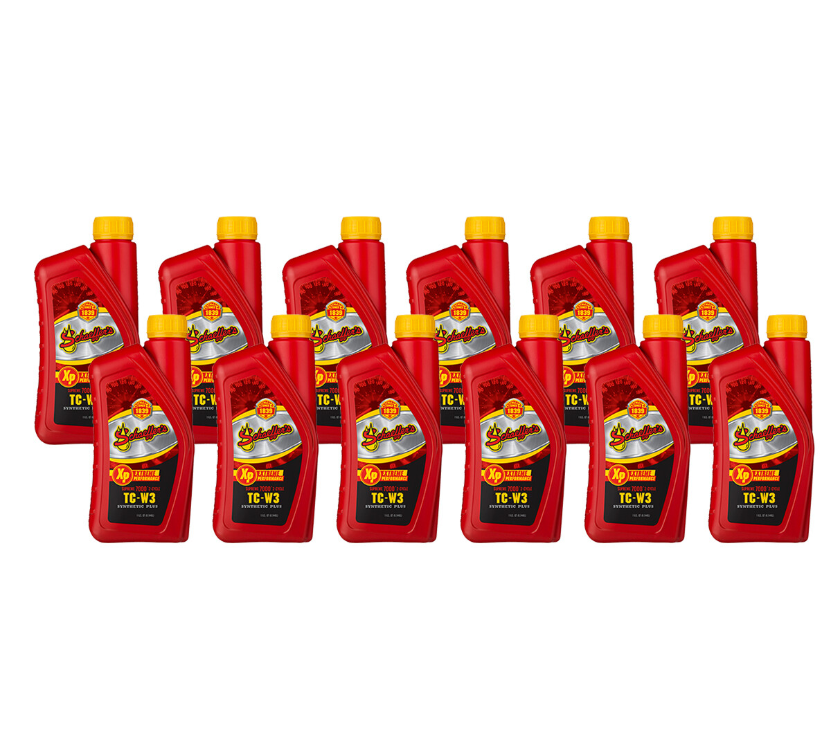 Schaeffer’s Oil Supreme 7000 Synthetic Plus 2-Cycle Oil TC-W3 (12 quarts) #706