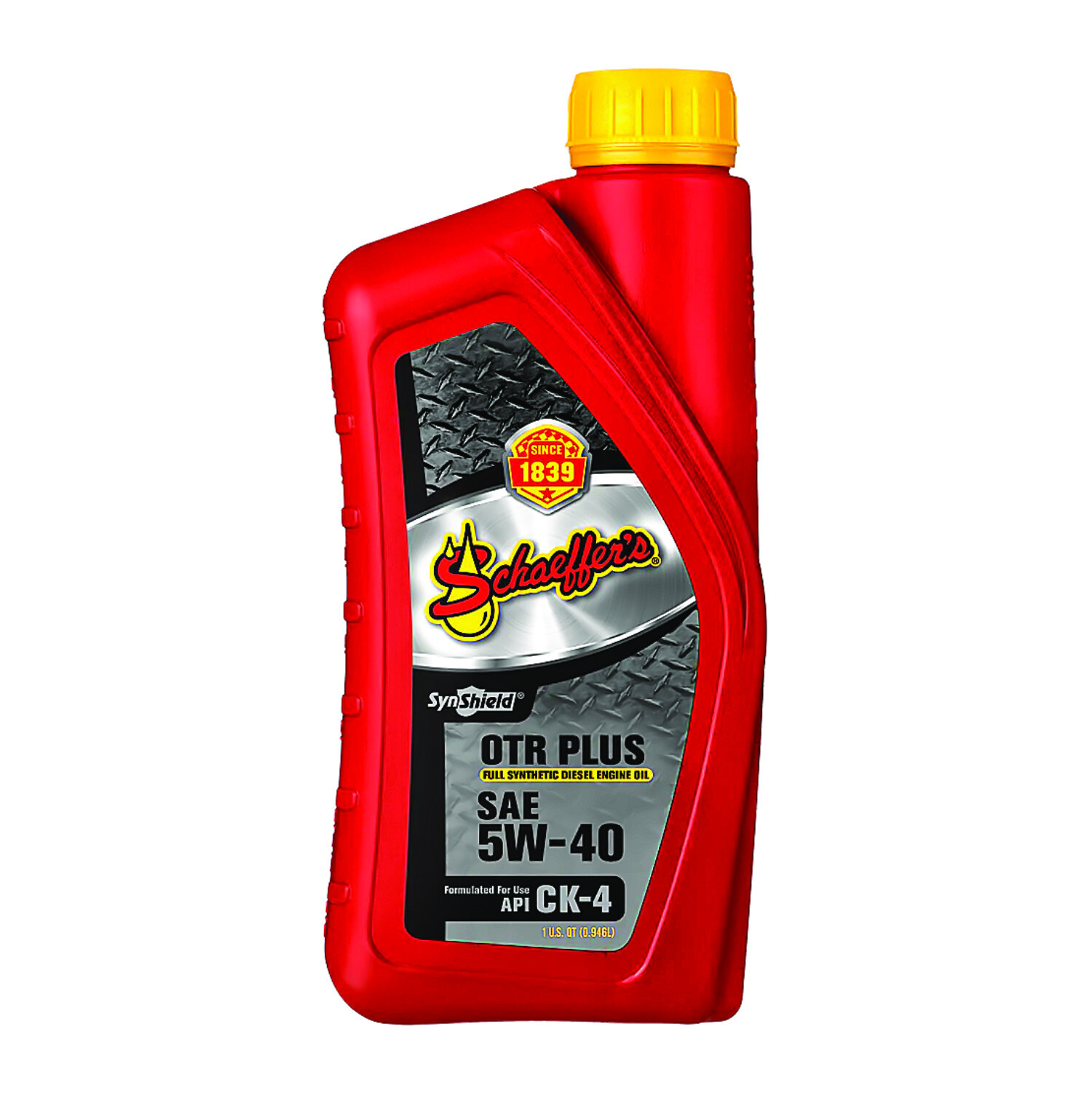 Schaeffer Motor Oil SynShield® OTR Plus Full Synthetic 5W-40 12Qt (9000-012)