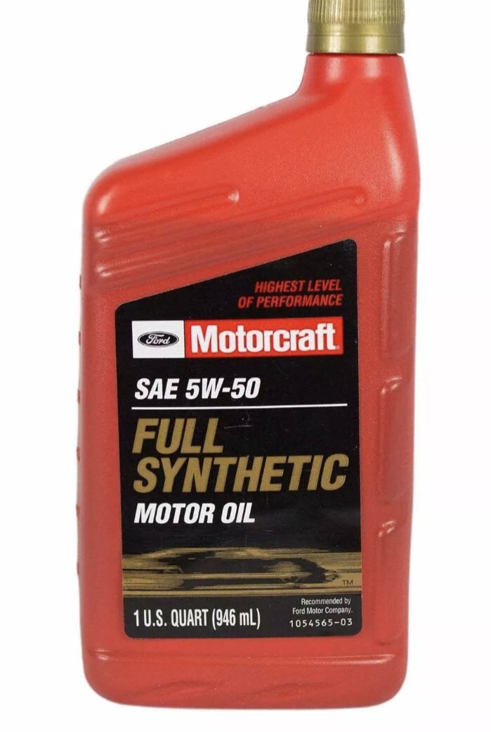 10 Quarts Motor Oil OEM FORD MOTORCRAFT Full Synthetic SAE 5W-50