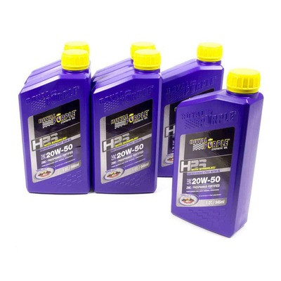 Royal Purple 36250, Set of 6 20W50 Hps Multi-Grade Oil Case 6X1 Quart Performanc