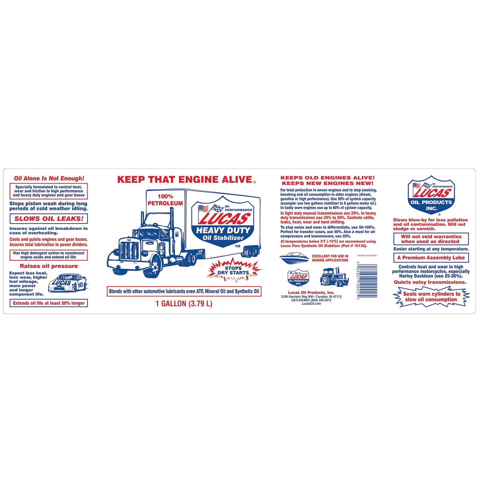 10002 Heavy Duty Oil Stabilizer 1 Gallon Pack of 4