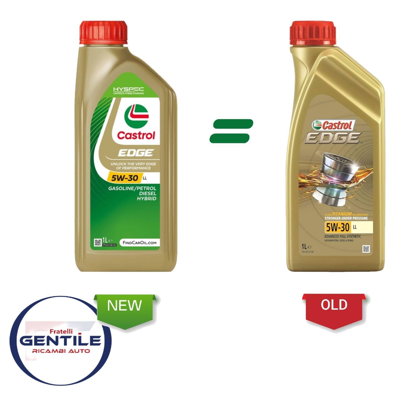CASTROL EDGE PROFESSIONAL 5W30 LL LONGLIFE ACEA C3 3 LITRE ENGINE OIL