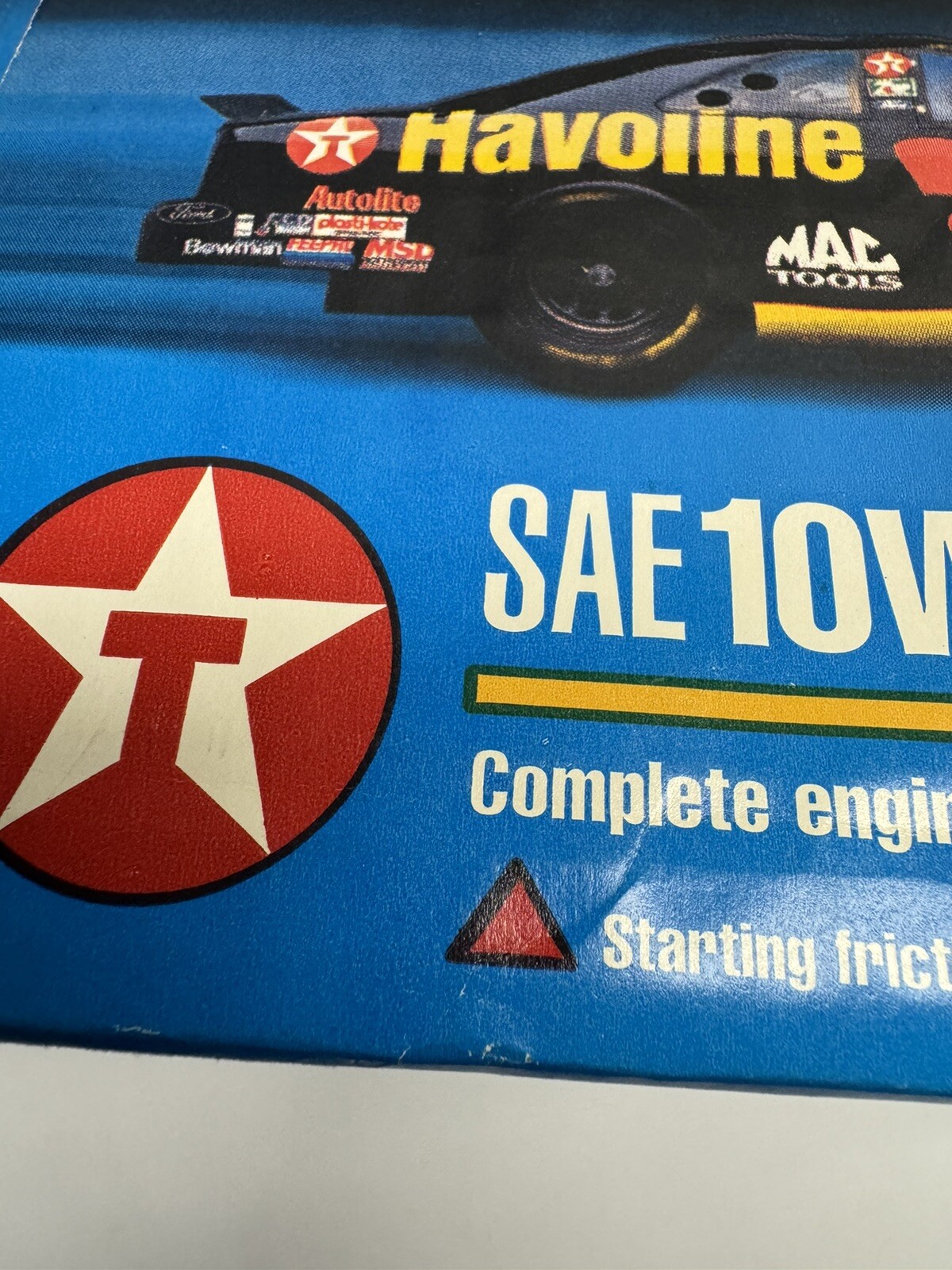 VINTAGE FACTORY SEALED BOX 12 Chevron Havoline SAE 10W-40 Motor Oil, 1 Quart USA