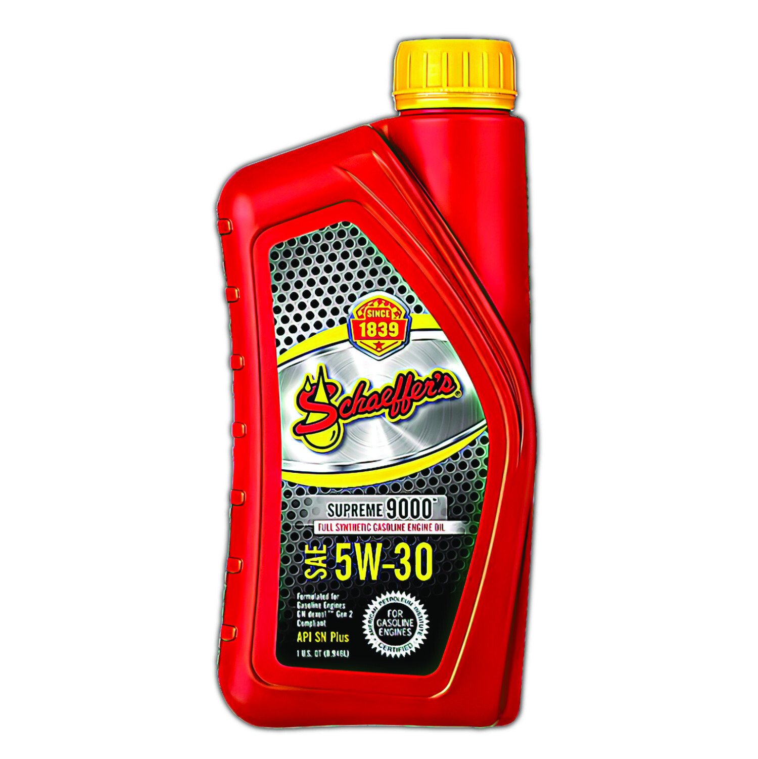 Schaeffer Motor Oil Supreme 9000 – 5W30 – Full Synthetic – 1qt Jug 9003D-012
