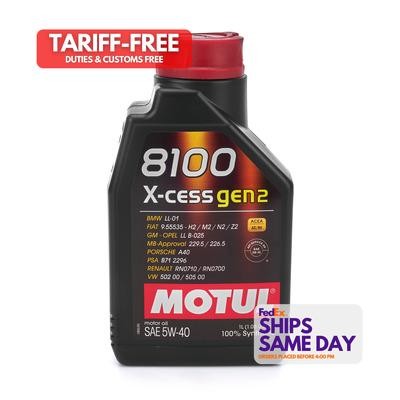 Motul Usa MTL110904, One 8100 X-Cess 5w40 1 Liter High Performance & Racing Part