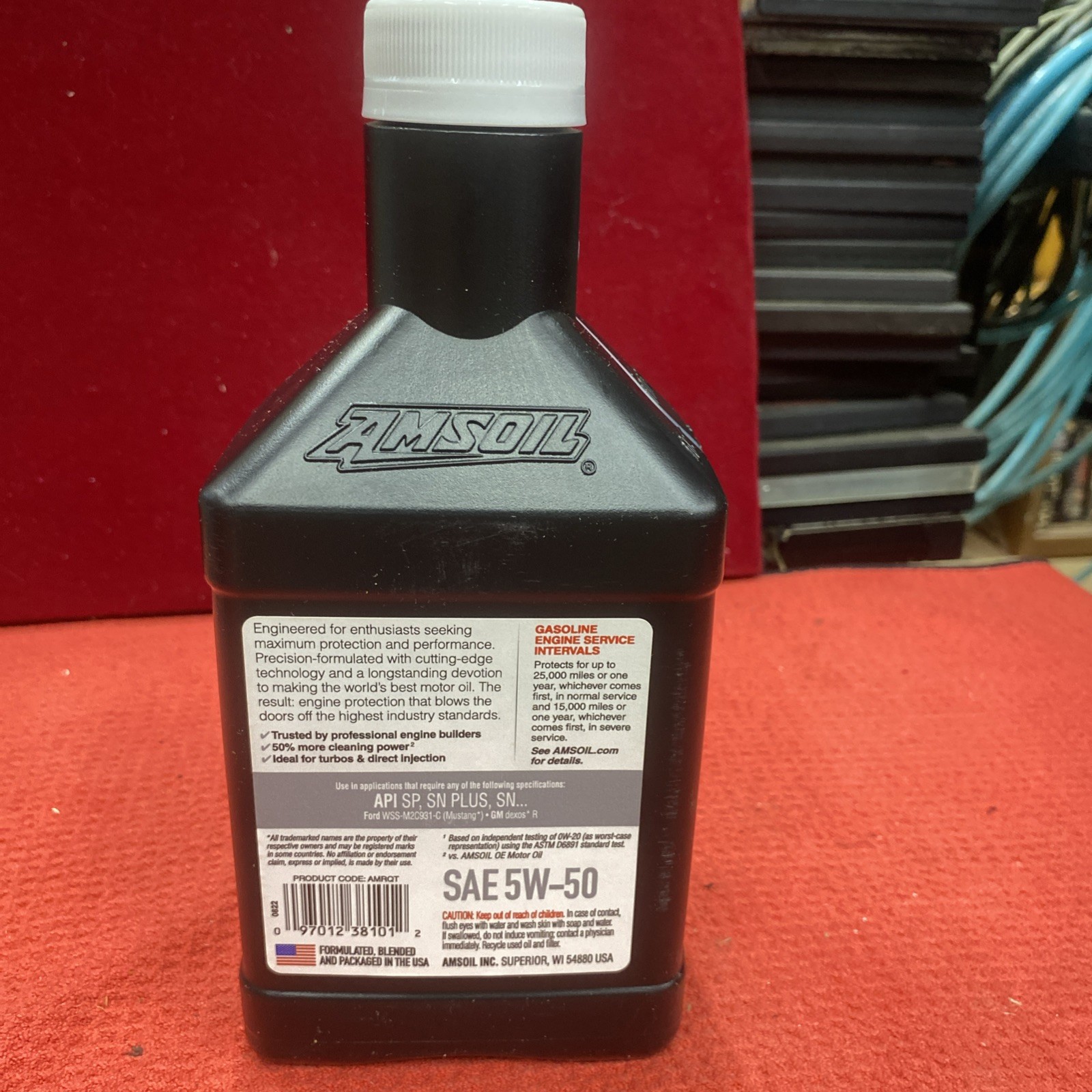 1 Quart AMSOIL Signature Series 5W-50 100% Synthetic Motor Oil