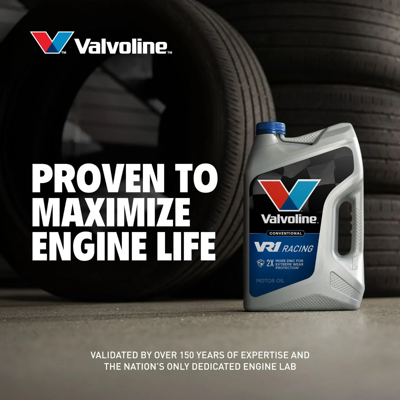(2 pack) Valvoline VR1 Racing Motor Oil SAE 20W-50