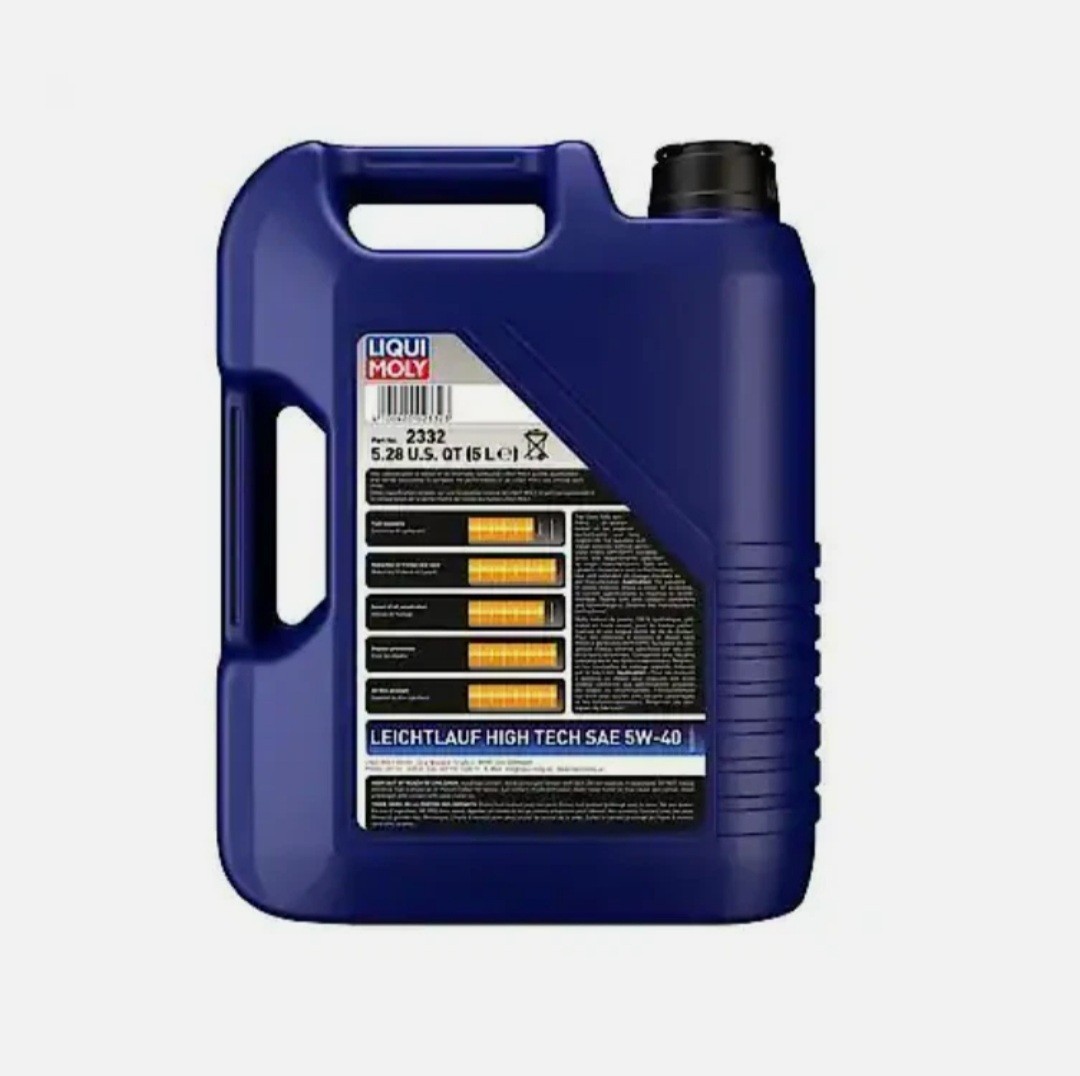Liqui Moly LM2332 5w40 Full Synthetic Oil 5 Liters