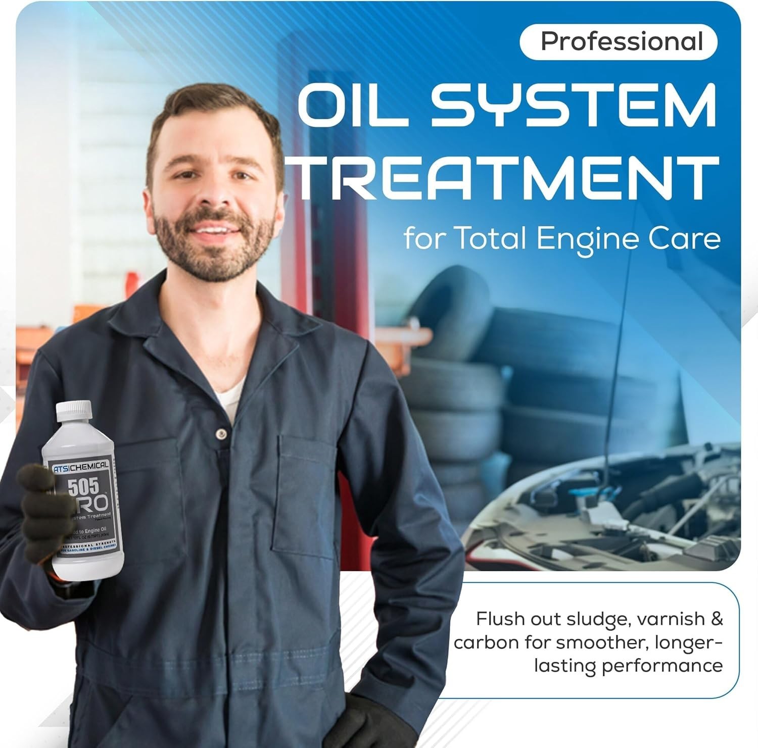 12 oz 505 CRO Oil Additive – Cleans Sludge, Restores Smooth Idle & Performance