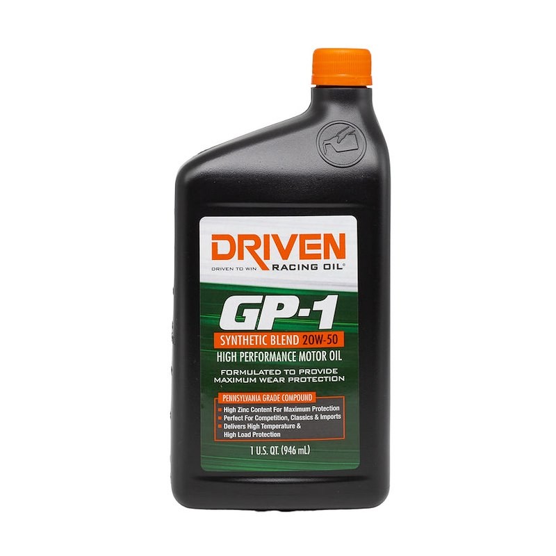 Joe Gibbs 19506 Kart Racing Oil SAE 20W-50 1 Quart Bottle Semi-Synthetic