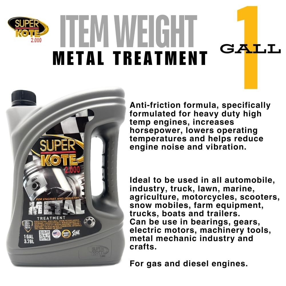 1 Gallon Heavy-Duty Engine Treatment: Lowers Temperatures & Boosts Horsepower