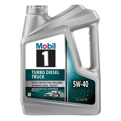 Mobil 1 MOB127097-1, One Turbo Diesel Truck 5W40 Synthetic Motor Oil 1 gal