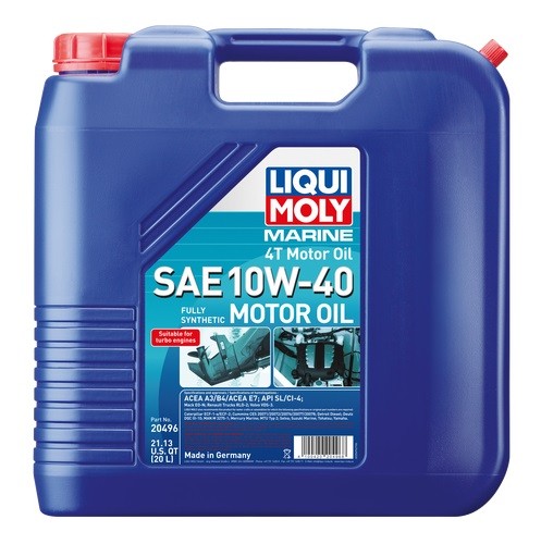 Liqui Moly 20496 Marine 4t Motor Oil 10w-40