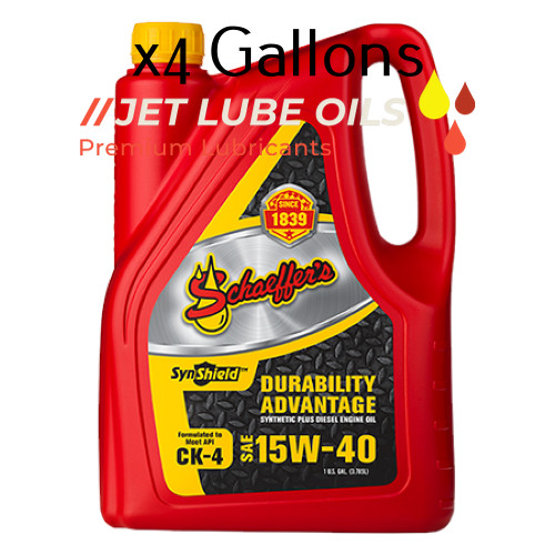 Schaeffer’s 15W-40 700 Synshield Diesel Engine Oil 4 Gallons