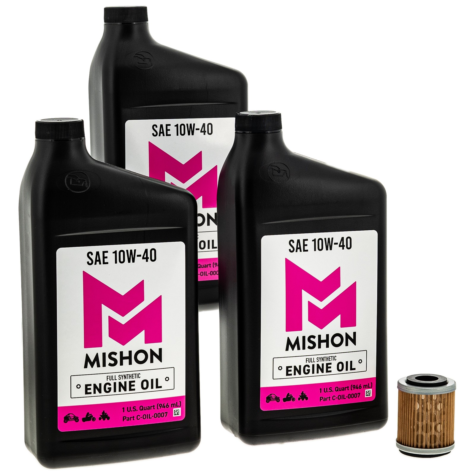 MISHON Engine Oil Change Kit for Yamaha Raptor Warrior Grizzly 350 ATV