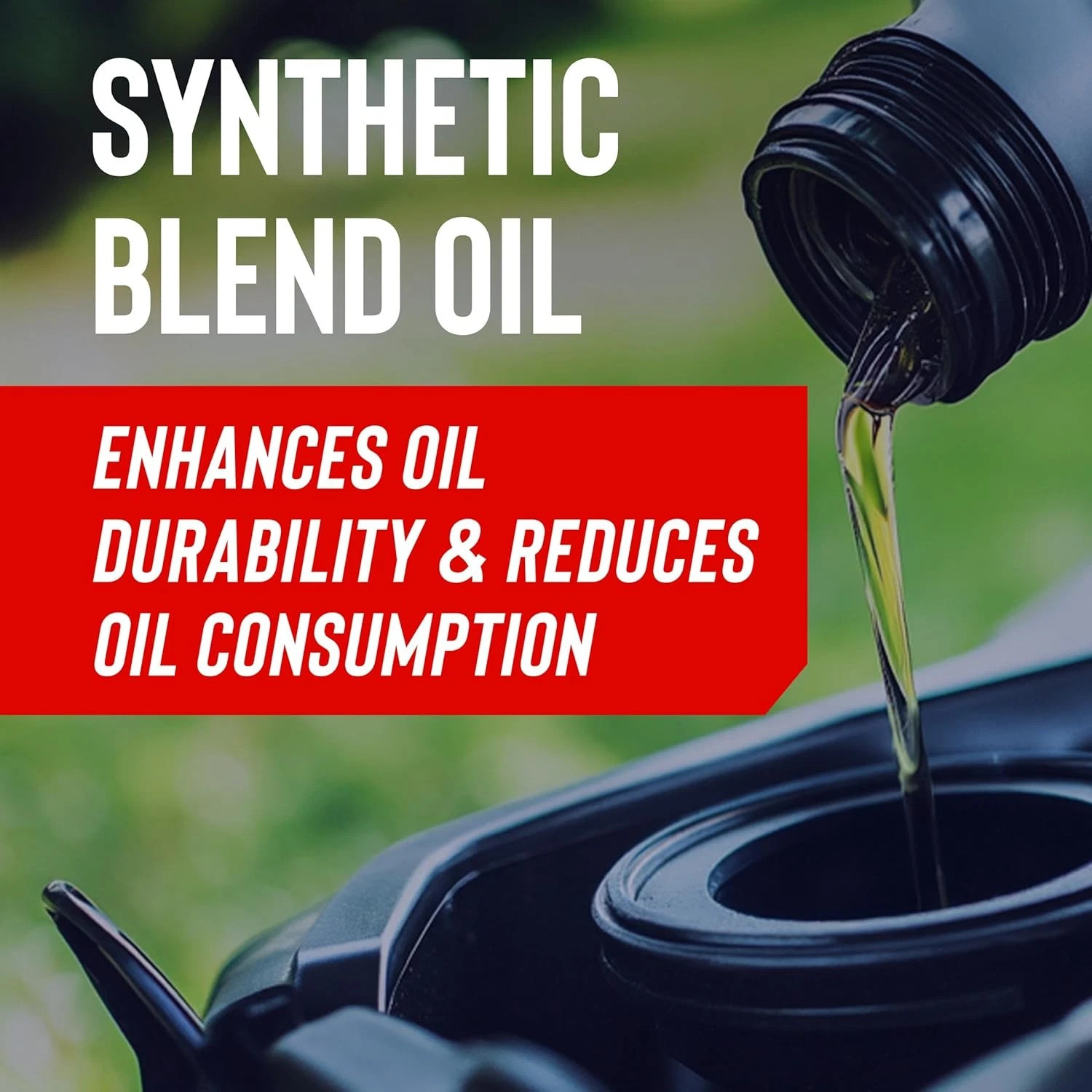 STP Premium Synthetic Blend 4 Cycle Small Engine Oil, SAE 10W-30, 32 fl oz,
