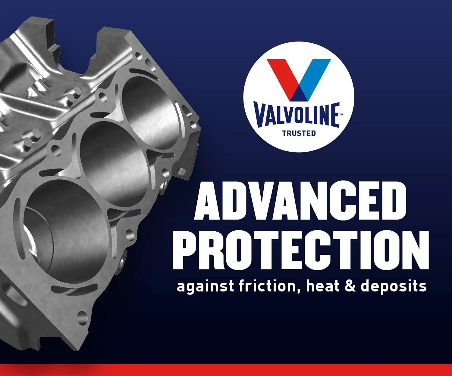 Valvoline Advanced Full Synthetic SAE 5W-30 Motor Oil 5 QT For Car, Truck, SUV