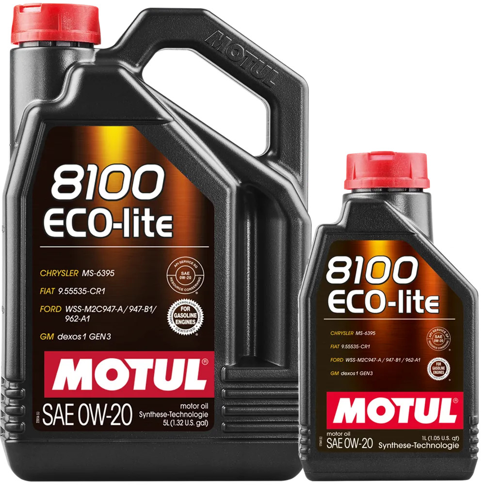 Motul 5W-20 8100 Eco-Lite 5L, Full Synthetic – 109104