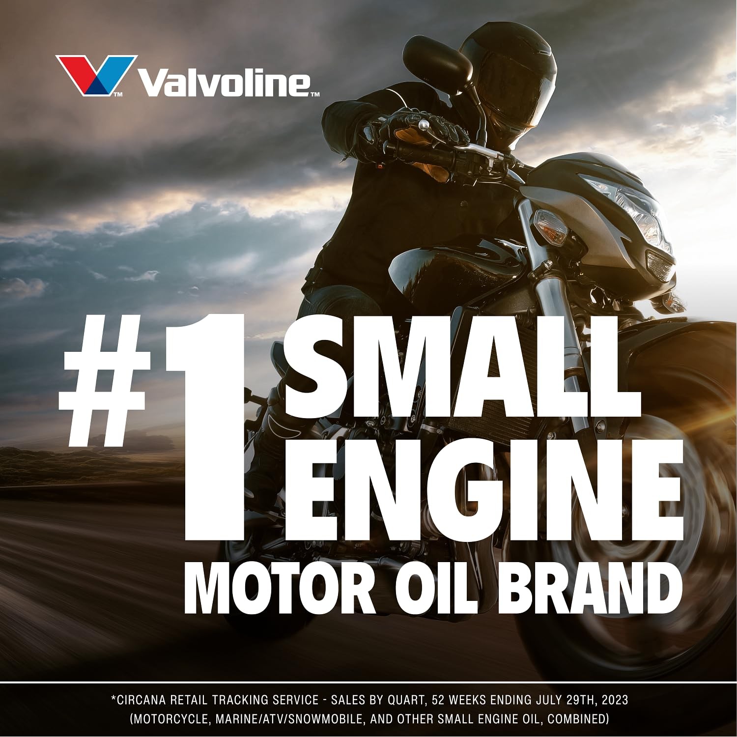4-Stroke Full Synthetic 20W-50 Motorcycle Oil – 1 Quart