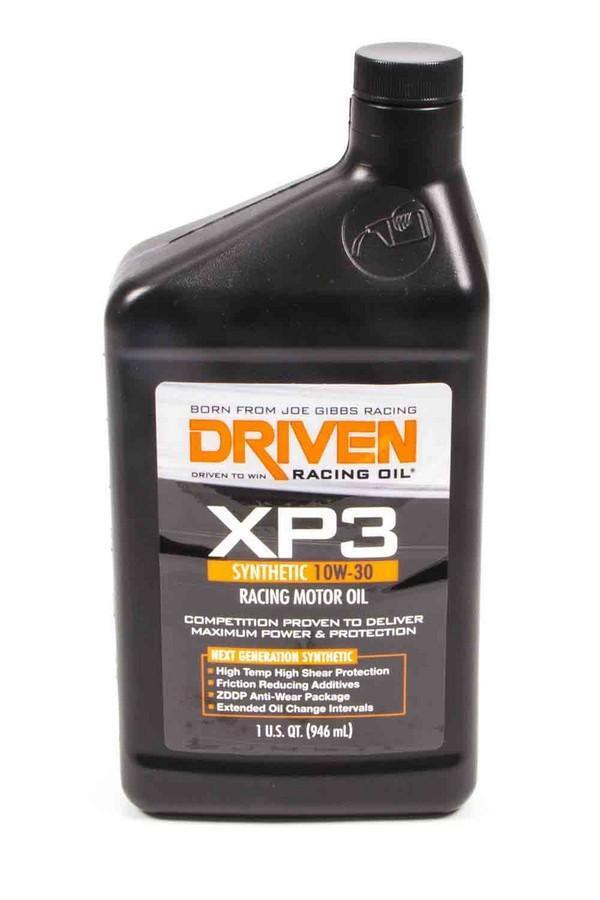 Driven Oil 306, One Xp3 10W30 Synthetic Oil 1 Qt Bottle Performance Racing Parts