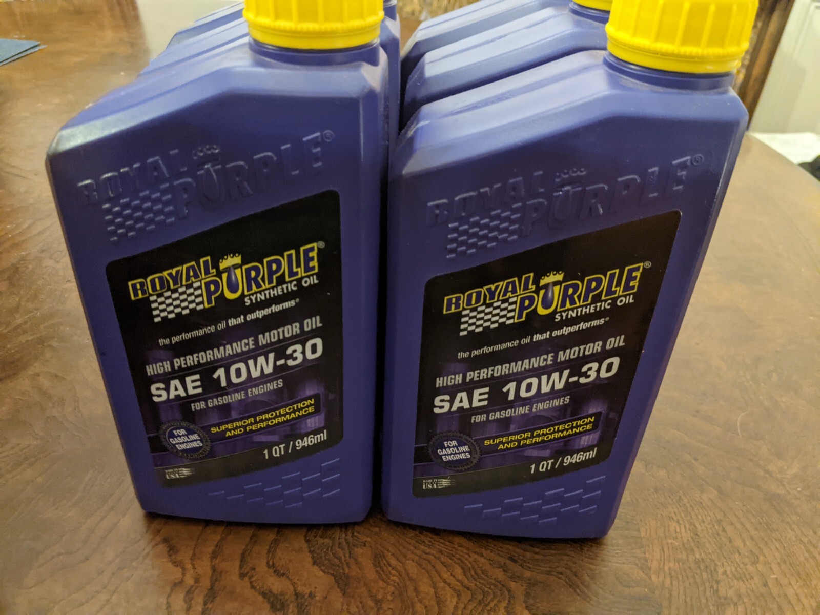 Royal Purple 10W-30 High Performance Motor Oil – 6qts New 01130