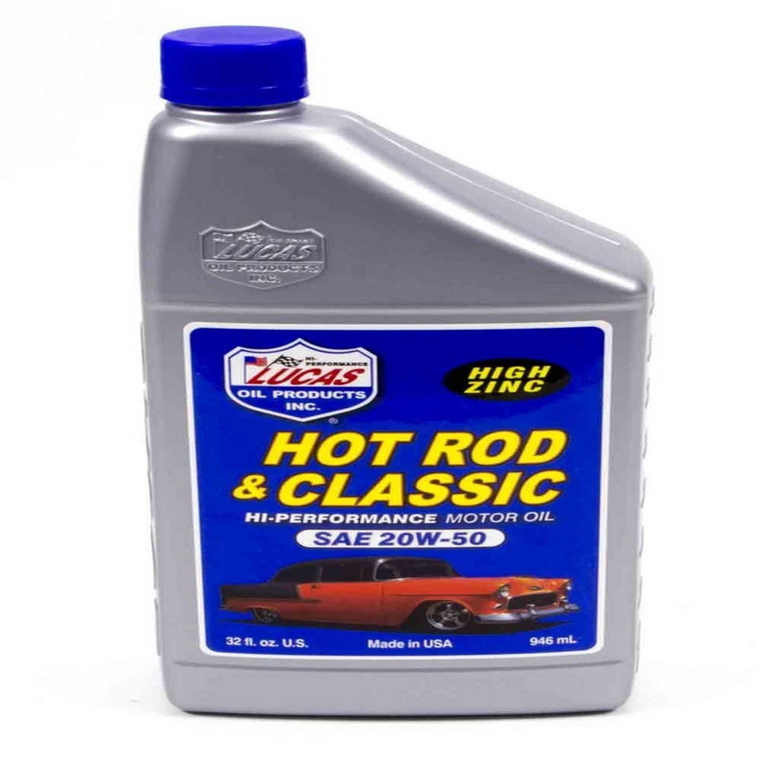 Lucas Oil LUC10689, One 20W50 Petroleum Oil 1Qt High Performance & Racing Parts