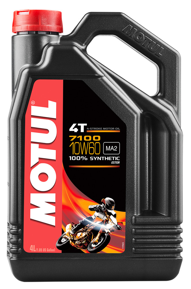 Motul 7100 4T 4L Engine Oil – 104101 Synthetic Motor Oil
