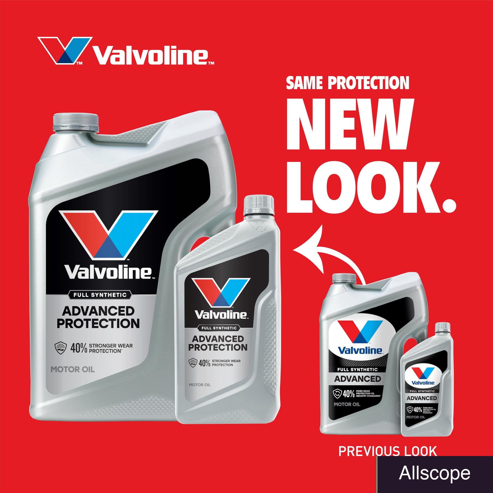Valvoline Advanced Full Synthetic SAE 0W-20 Motor Oil 1 QT, Case of 6