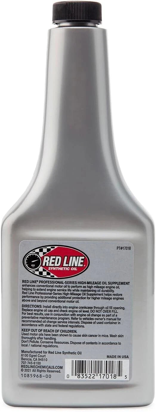 Red Line 17018 Full Synthetic High Mileage Oil Supplement (6 Pack)