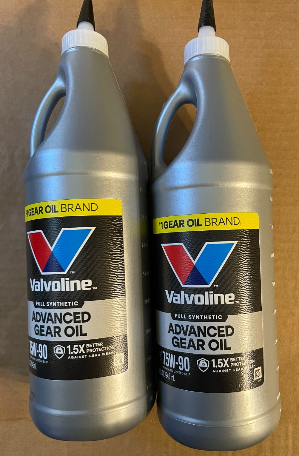 Valvoline VV975 Synpower SAE 75W-90 32 oz Full Synthetic Gear Oil – Pack of 2
