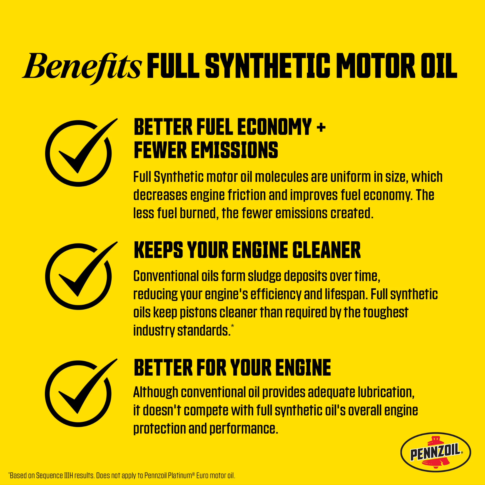 Pennzoil Platinum Full Synthetic 5W-20 Motor Oil, 1 Quart- Free Shipping USA