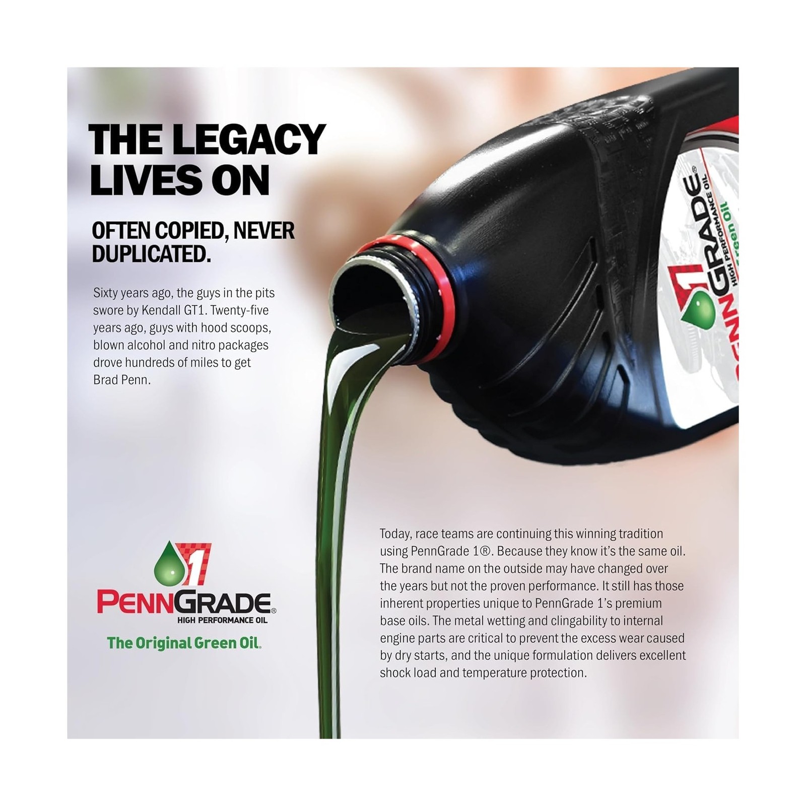 PENN GRADE 1, 71440, Synthetic Blend High Performance Oil SAE 10W-40, 5 Quart…