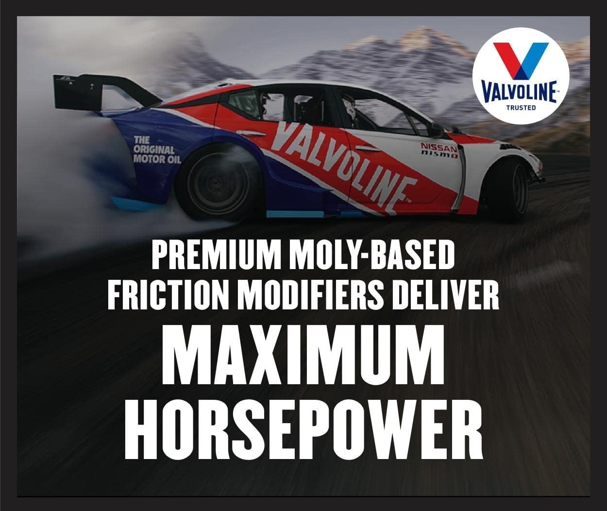 Valvoline VR1 Racing SAE 10W-30 Motor Oil 1 QT, Case of 6, 32 Fluid Ounces, NEW