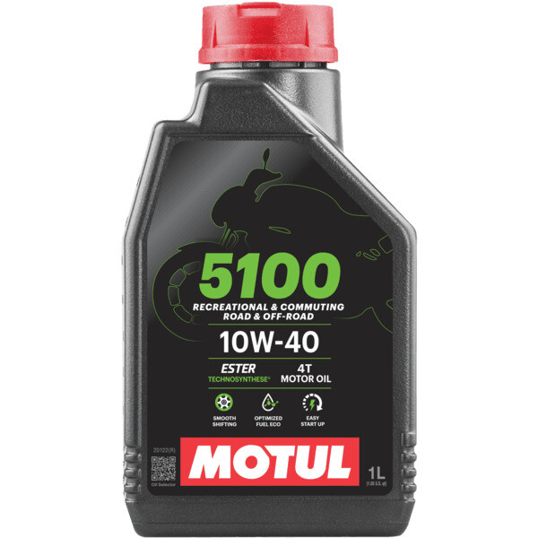 Set 4L Motul 5100 10W40 + Oil Filter Arctic Cat 4X4 Automatic 500 2000-2007