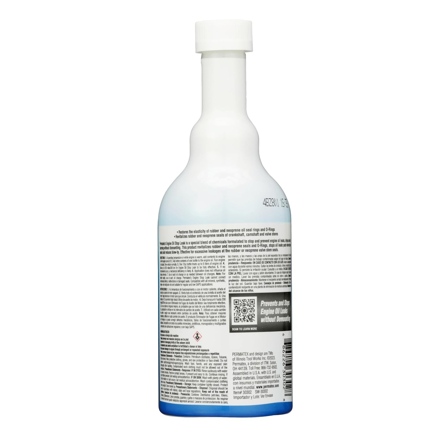 30302 Engine Oil Stop Leak – Long Lasting Protection for Your Engine, 12 fl oz
